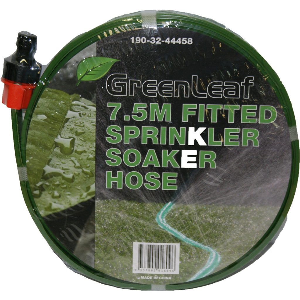 Sprinkler Soaker Hose 7.5m Fitted Electaserv
