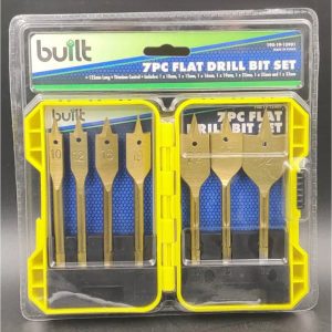 7pc Flat Drill Bit Set 125mm 7pc Flat Drill Bit Set 125mm