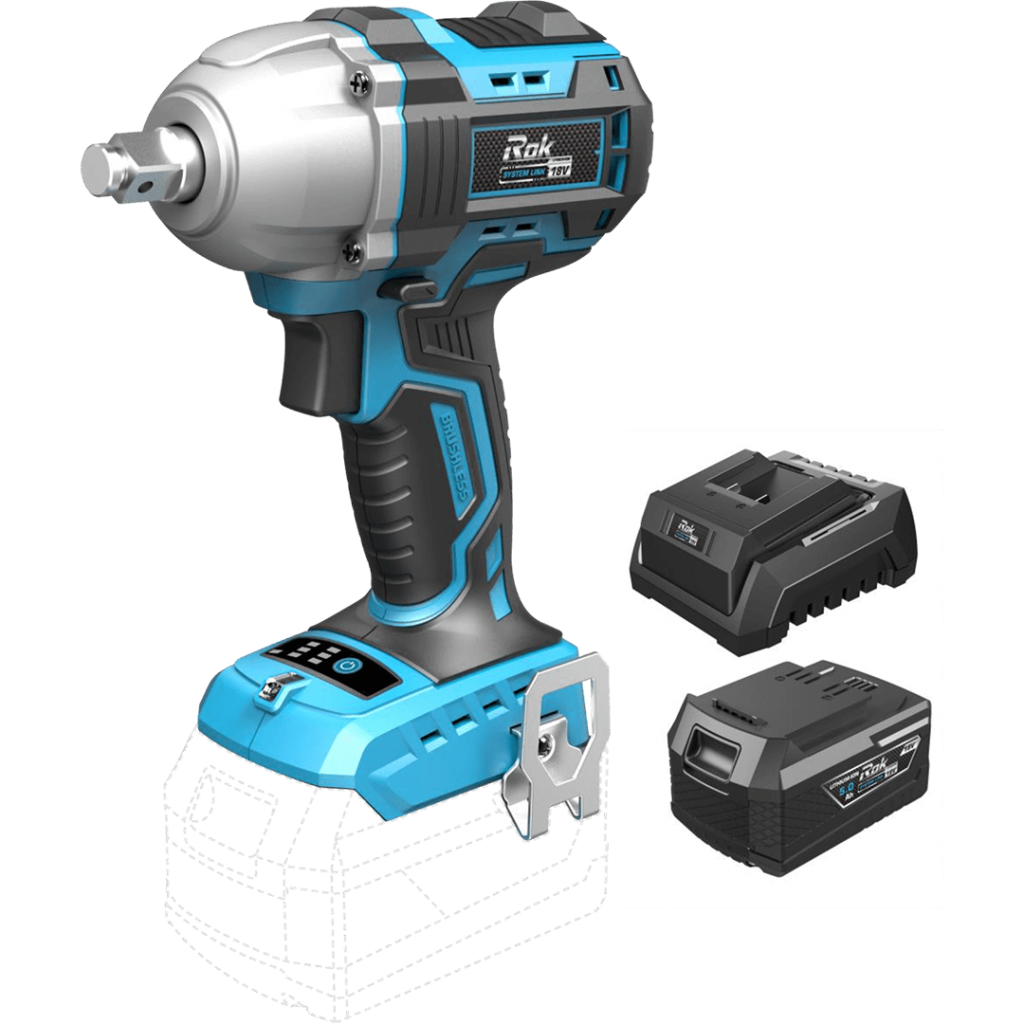 18V Brushless Impact Wrench Kit Electaserv